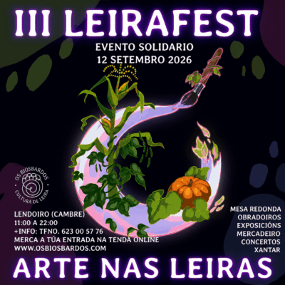LeiraFest. Sábado 12 de septiembre de 11:00h a 22:00h. Evento solidario.
